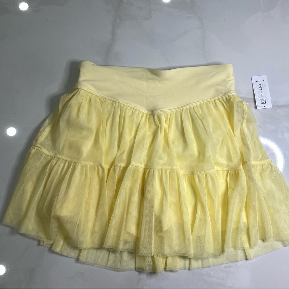 Old Navy Sunny Yellow Tulle Mini Skirt